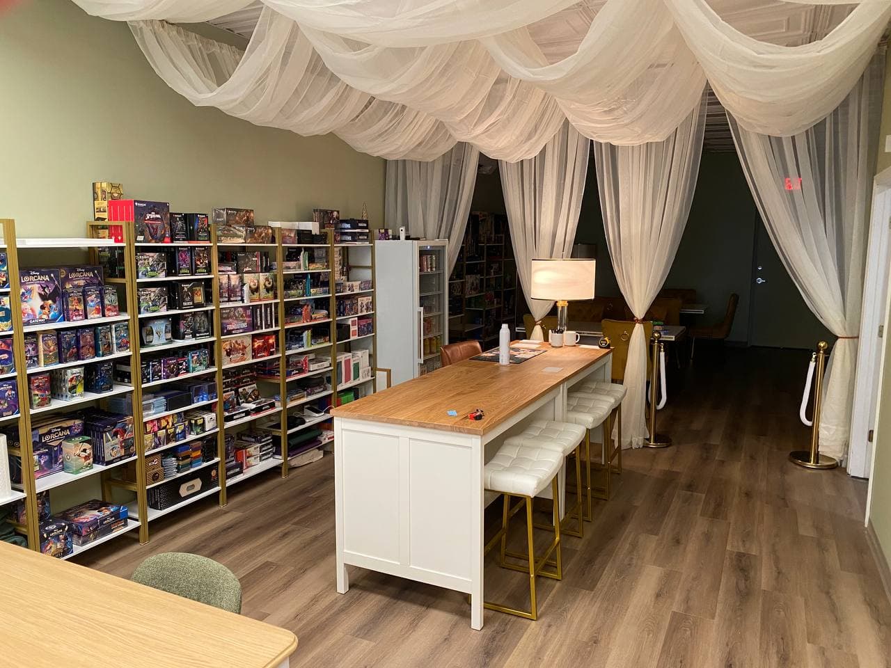 The main counter and product display